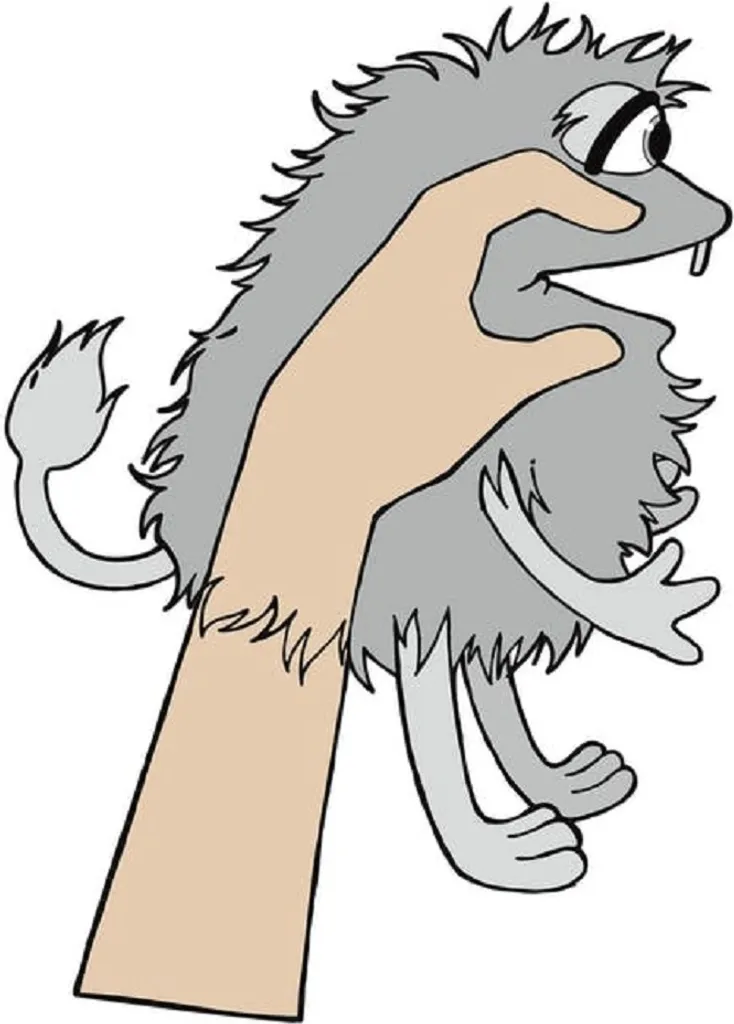 Living Puppets Handpuppe Jörg Schlawenski Der Kojote W856 – Bild 2