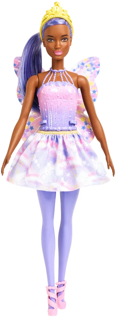 MATTEL Barbie Dreamtopia Fee Puppe - Lila Haare