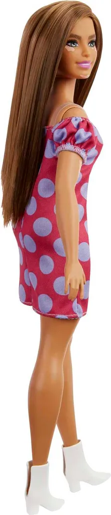 Barbie Fashionistas Puppe (Vitiligo) Im Schulterfreien Polka Dot Kleid – Bild 6