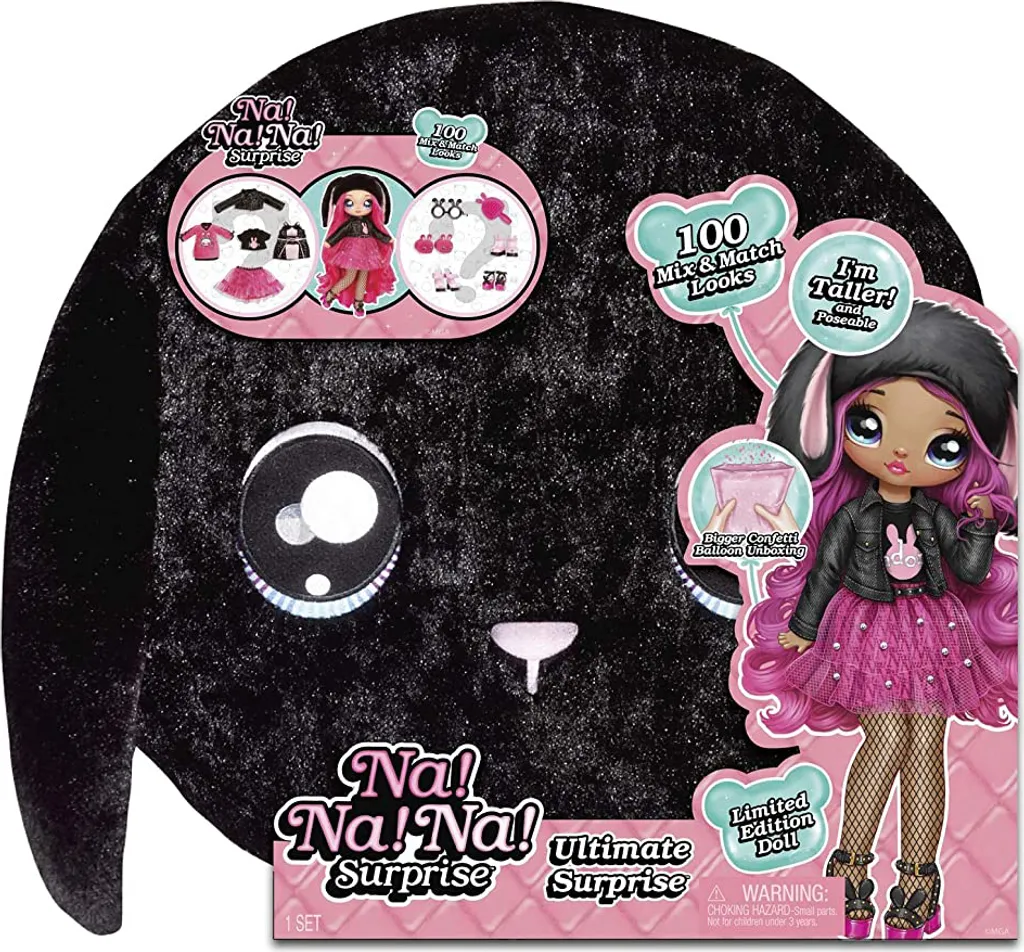 MGA Entertainment 571827E7C Na! Na! Na! Ultimate Surprise - Black Bunny – Bild 8