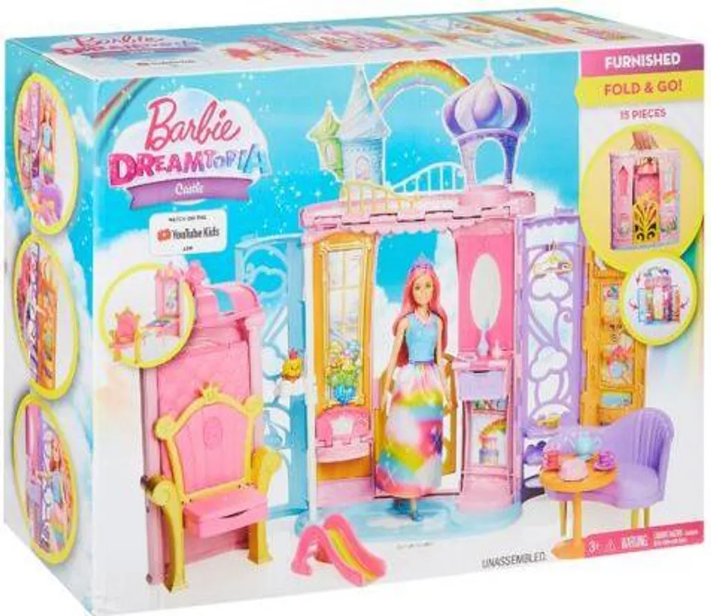 Barbie Dreamtopia Regenbogen-Königreich Schloss – Bild 6