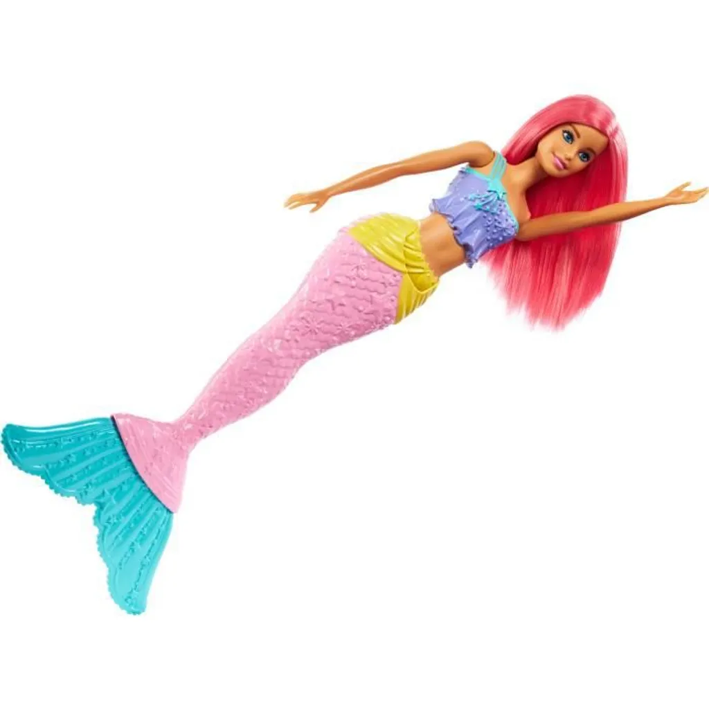 Barbie Dreamtopia Sirena Muñeca Con Pelo Rosado Para Niñas Y Niños +3 Años (Mattel GGC09) BARBIE
