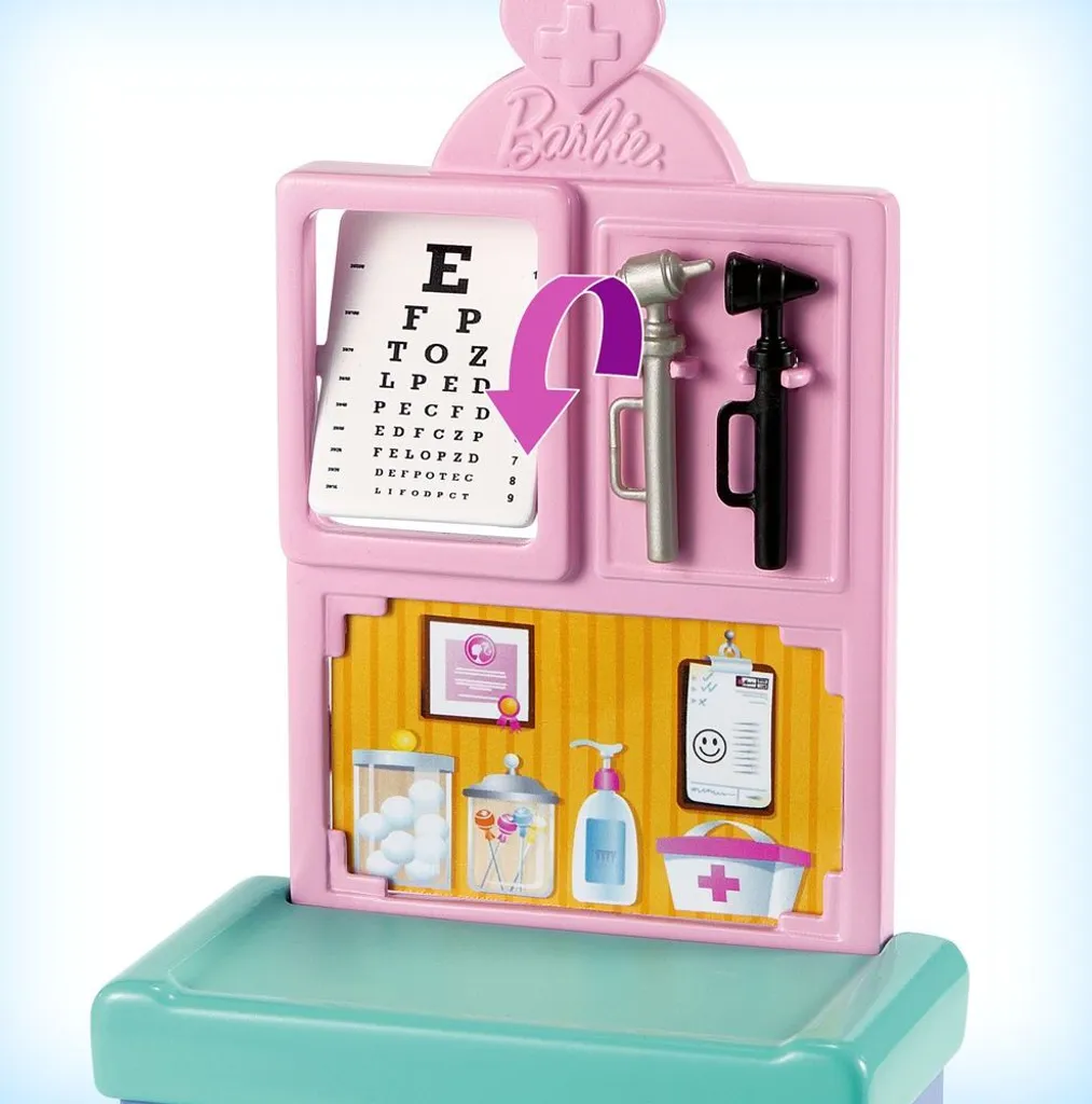 Barbie Kinderärztin Puppe (blond), Spielset Mit Kleinkind – Bild 10