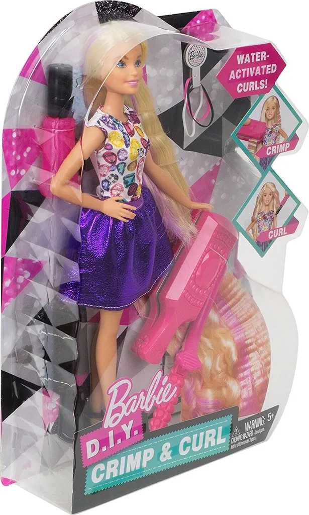 MATTEL Barbie Wellen- Und Lockenspaß Puppe. DWK49 – Bild 17
