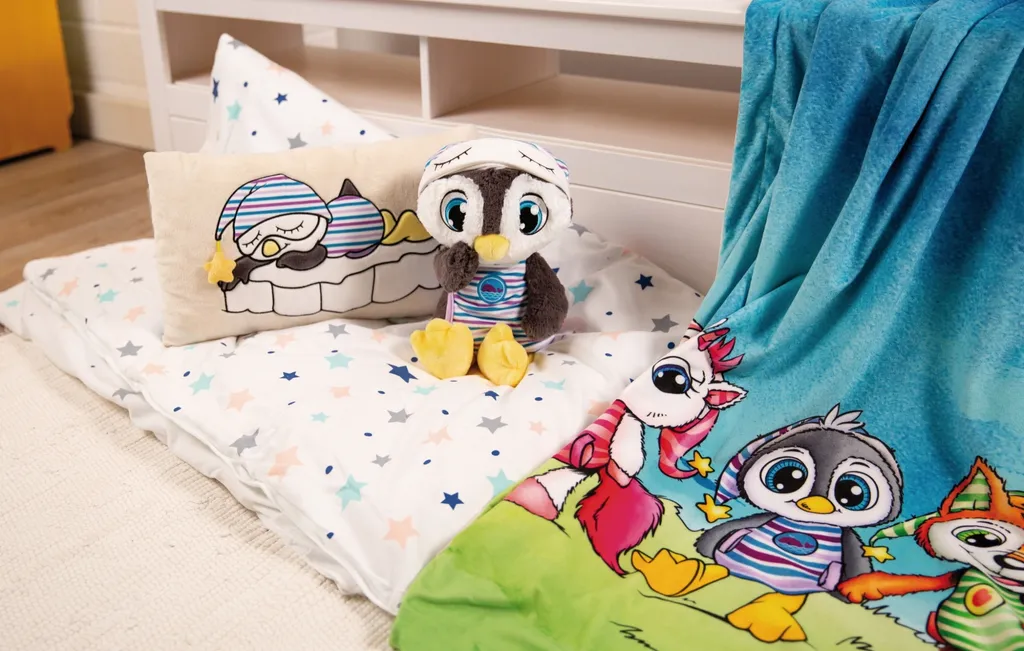 NICI Spielwaren Schlafmützen Pinguin Pingulini, 22 Cm (48520) Kuscheltiere Teddies & Plüschfiguren PB22 48520,NICI,Schlafmützen,Kuscheltier,Plüschtier,Einschlafen,Nacht,Bett,Pinguin,Pingulini – Bild 3