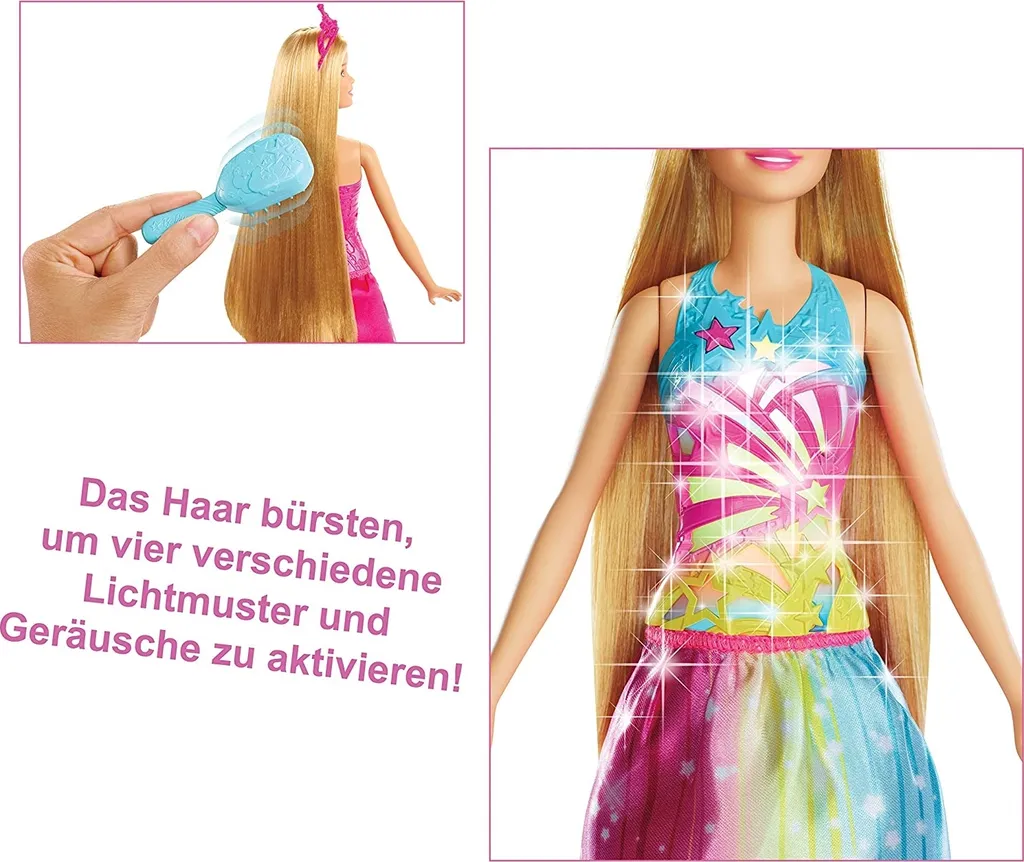 Barbie Dreamtopia Regenbogen-Königreich Magische Haarspiel-Prinzessin (blond) – Bild 9