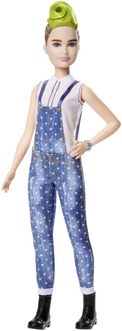 Barbie Fashionistas Puppe Im Latzhosenoutfit