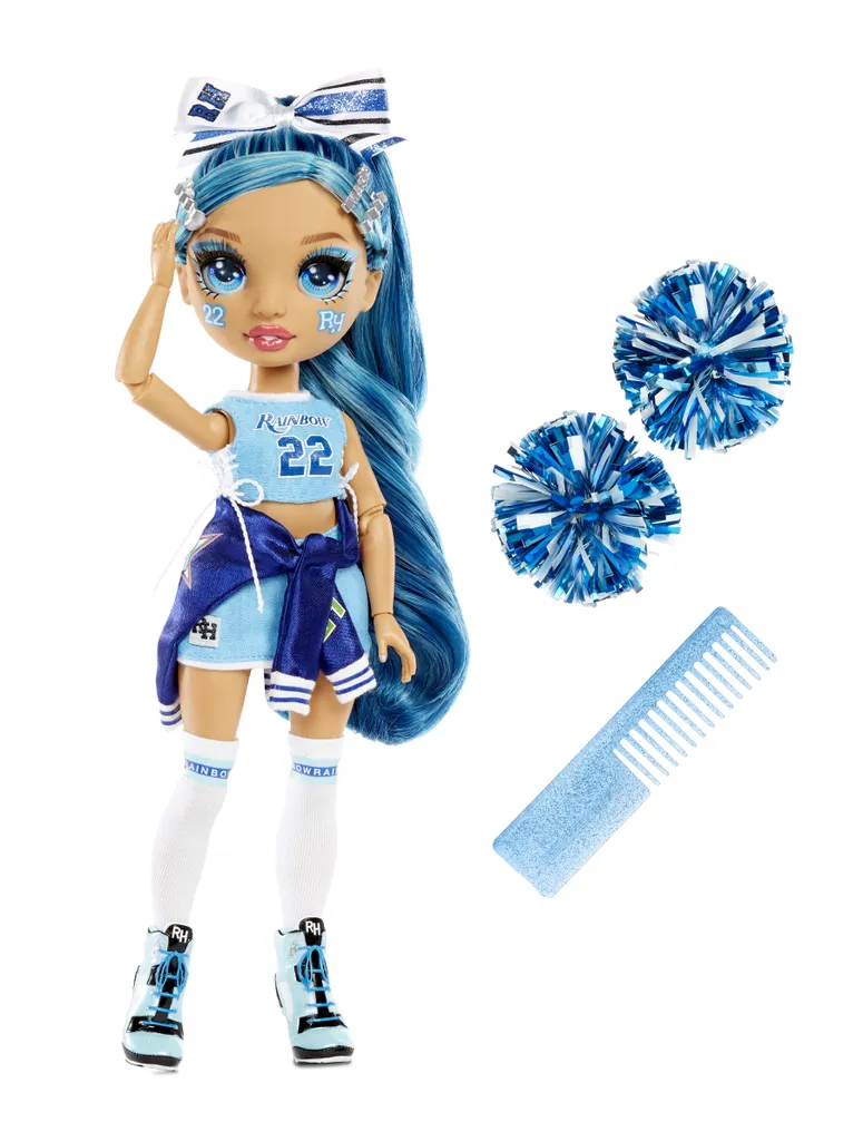 MGA Entertainment 572077EUC Rainbow High Cheer Doll - Skyler Bradshaw (Blue)