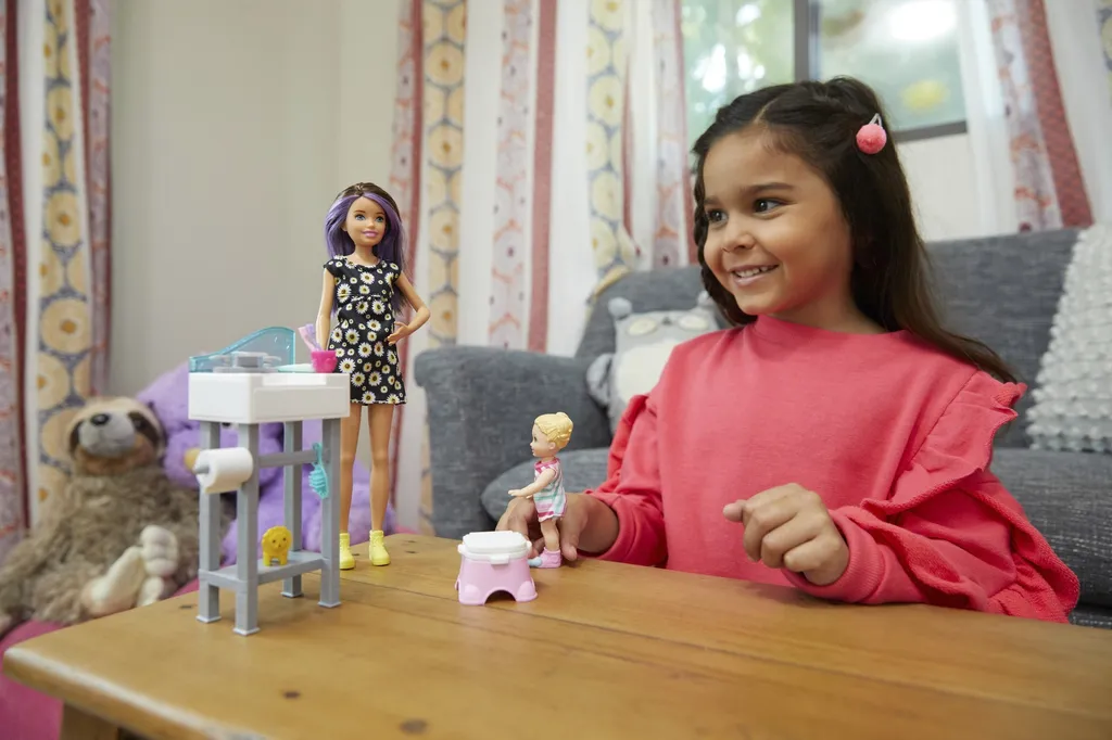 Barbie "Skipper Babysitters Inc." Puppen Und Töpfchen-Training Spielset – Bild 5