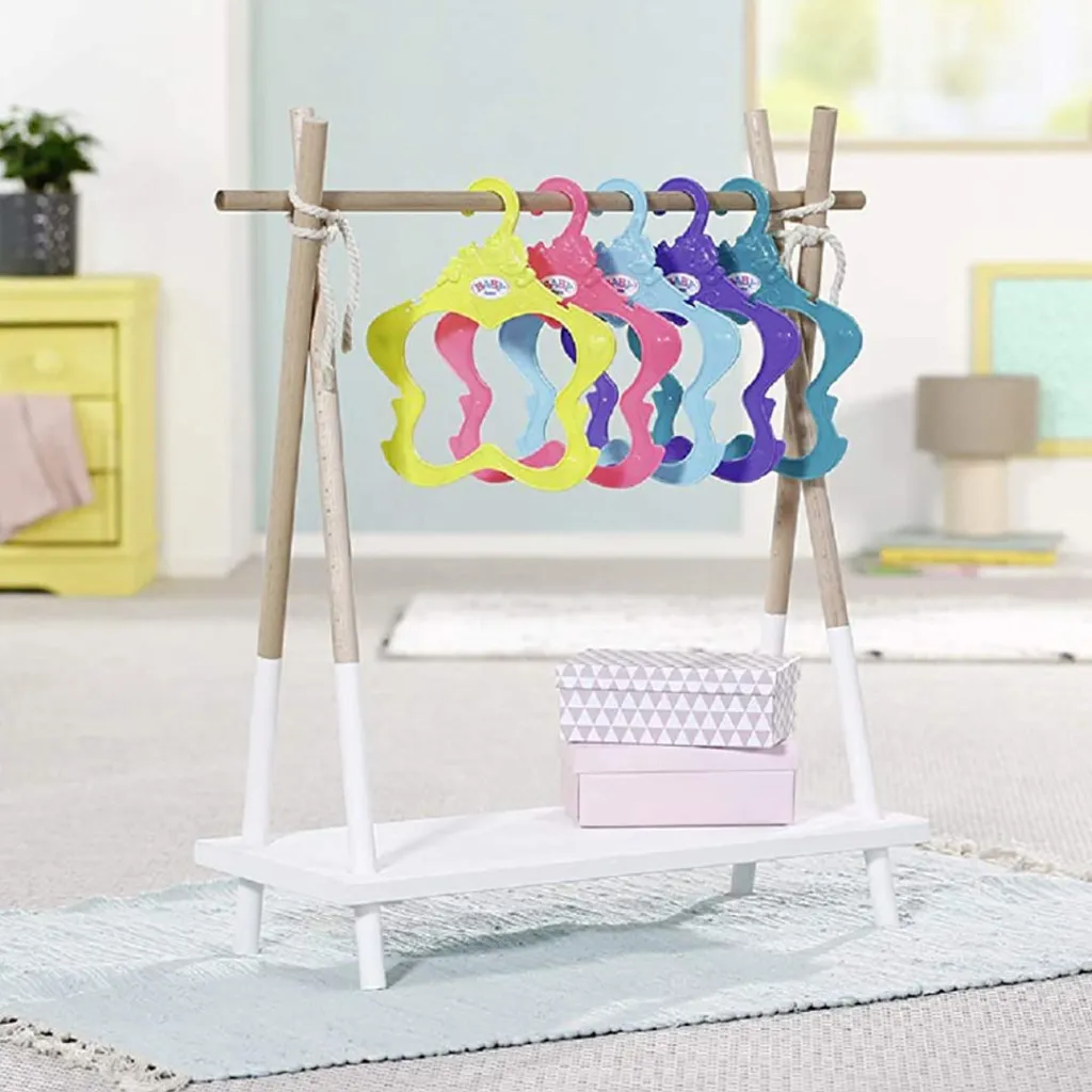 Zapf Creation Baby Born Farbenfrohe Kleiderbügel 5er Pack 43cm – Bild 2