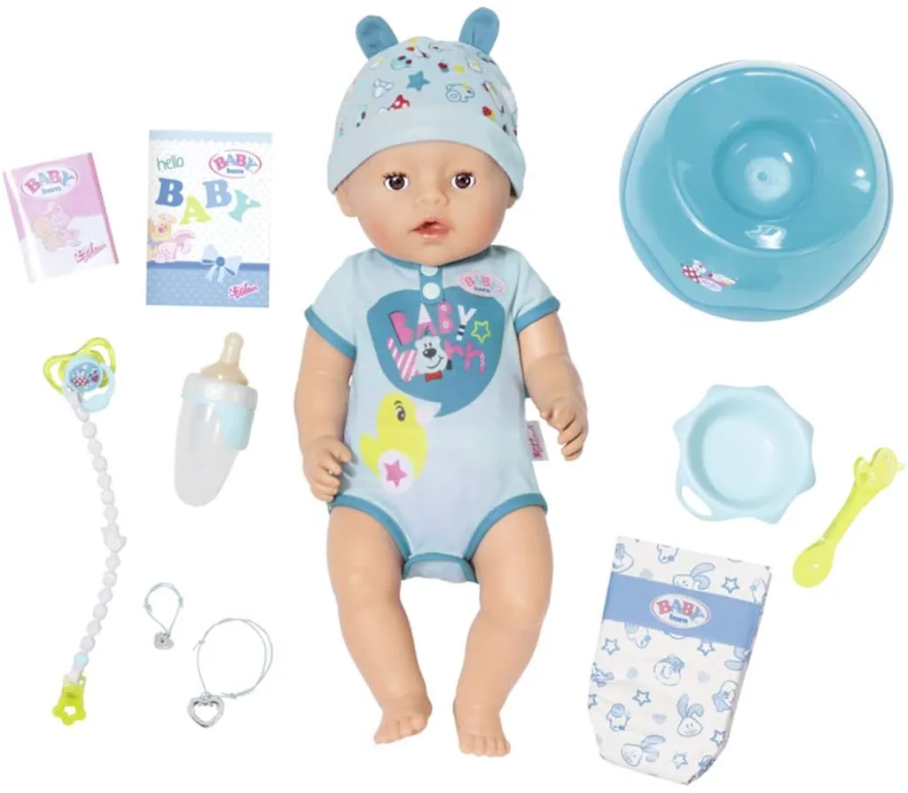 Zapf Creation Zapf 826072 - BABY Born - Soft Touch - Puppe Mit Zubehör, 43 Cm, Boy