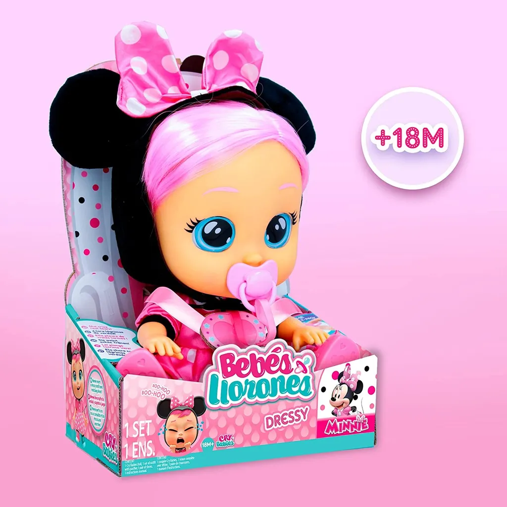 IMC Toys Spielwaren Cry Babies Dressy Disney Minnie Babypuppen Puppen Babypuppen – Bild 11