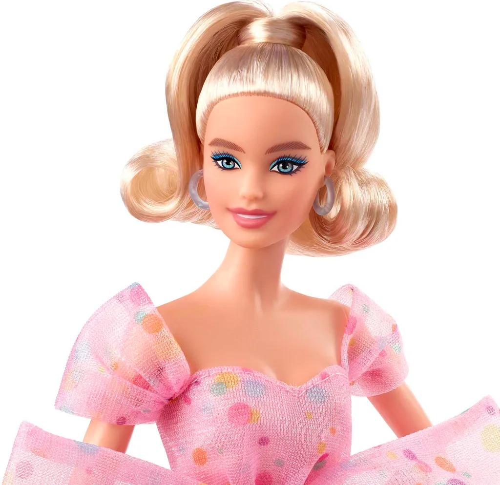 Barbie Signature Birthday Wishes Puppe Mit Rosa Kleid, Geschenk Für Kinder Ab 6 Jahren – Bild 2