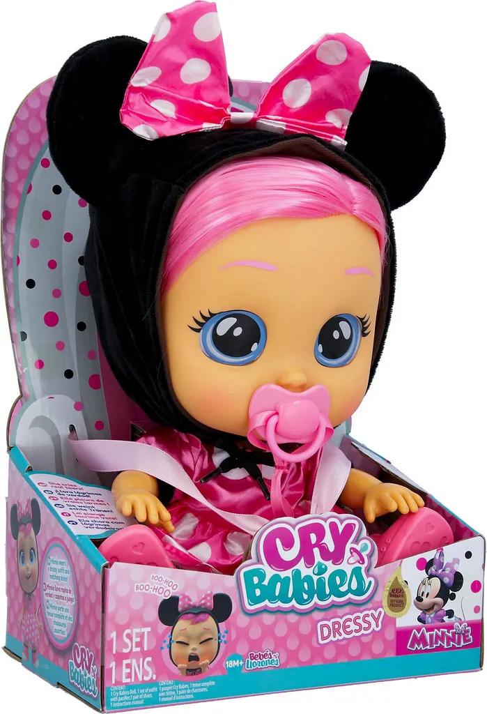 IMC Toys Spielwaren Cry Babies Dressy Disney Minnie Babypuppen Puppen Babypuppen – Bild 8