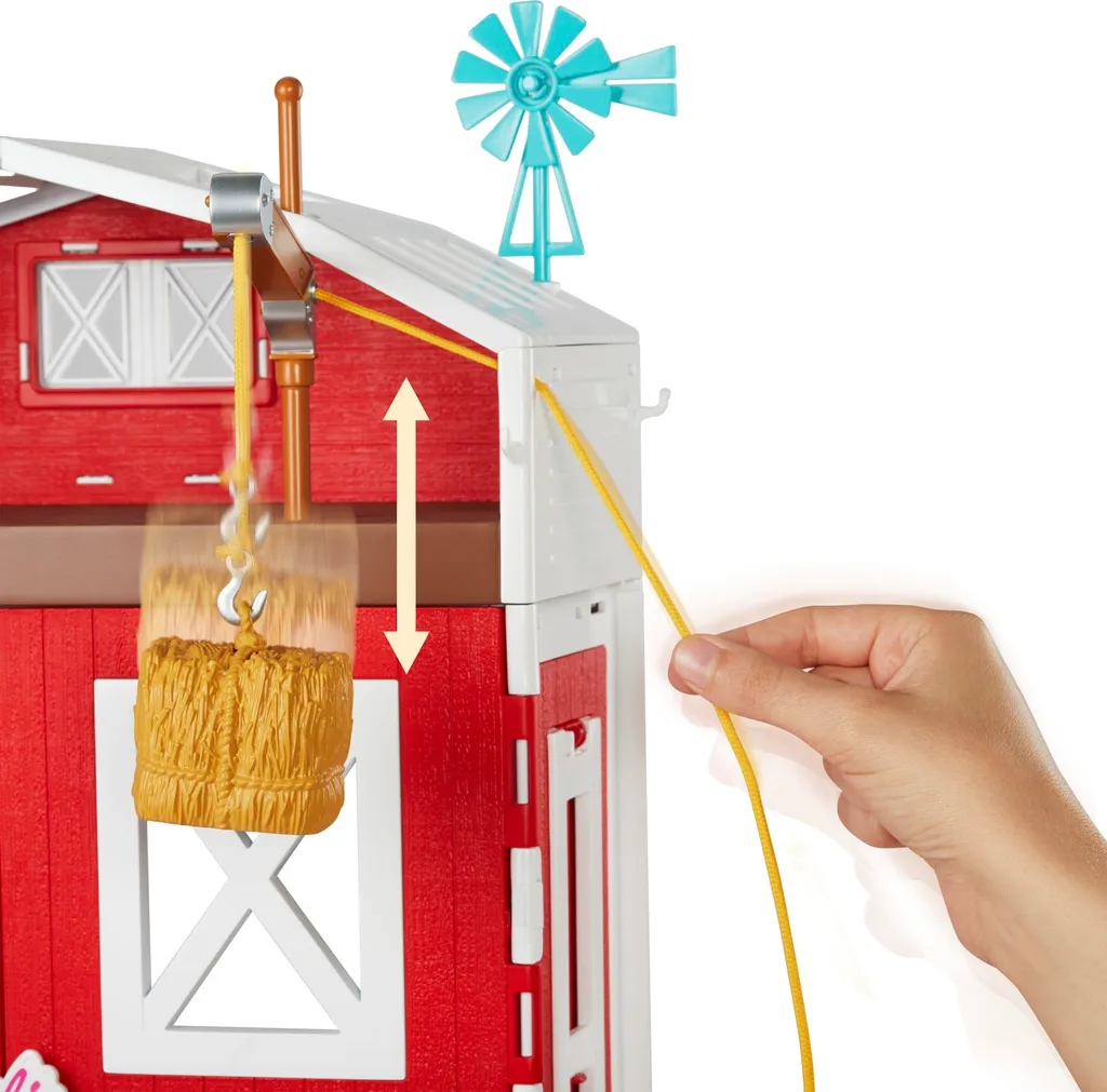 Barbie Spaß Auf Dem Bauernhof Scheunen-Spielset Mit Tieren Und Zubehör – Bild 6