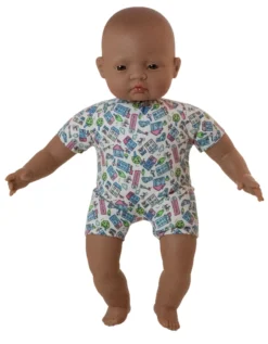 Miniland Babypuppe Soft Südamerikanisch 40 Cm, Unisex