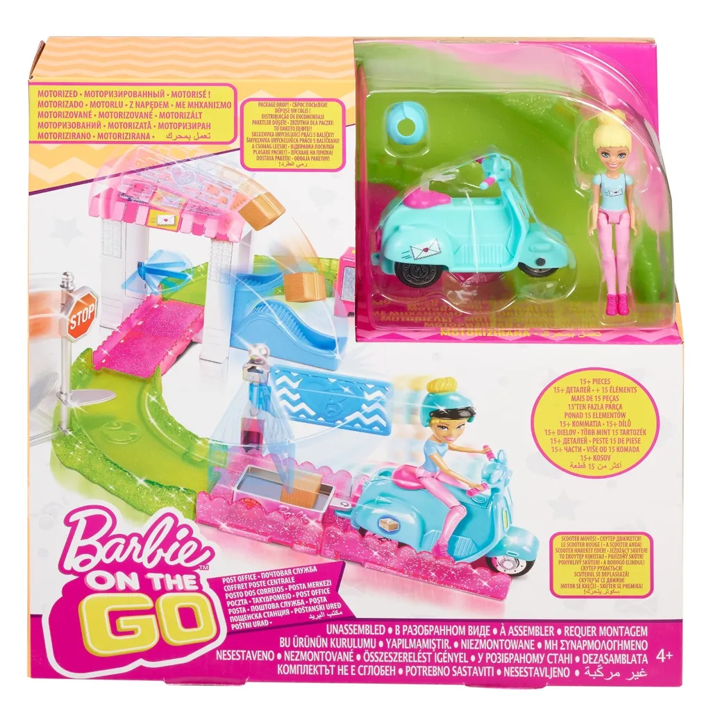 MATTEL Barbie On The Go Poststation Spielset – Bild 2