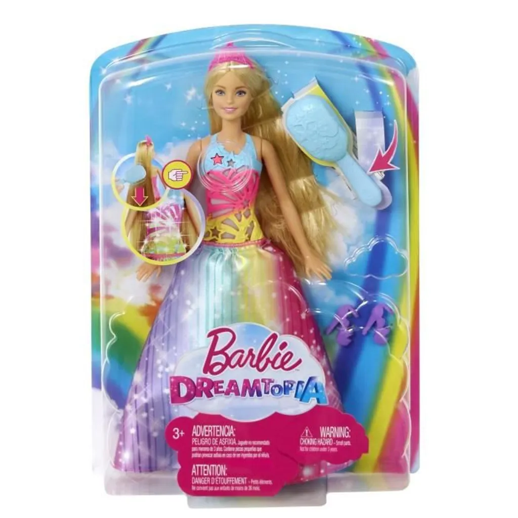 Barbie Dreamtopia Regenbogen-Königreich Magische Haarspiel-Prinzessin (blond) – Bild 19