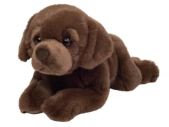 Teddy Hermann 91980 Labrador Liegend Schokobraun 32 Cm
