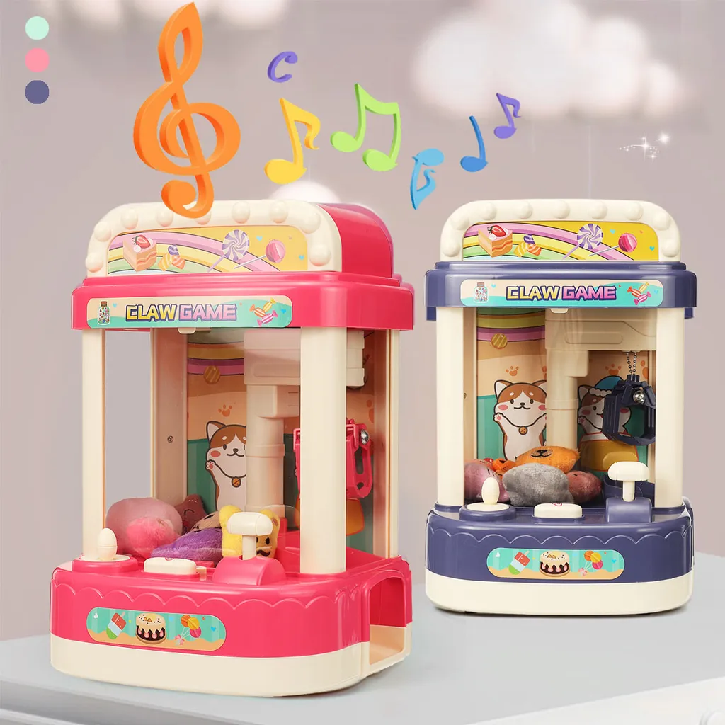 Kimbosmart Mini Puppenmaschine Klauenmaschine Grabber Klauen Maschine Mit Musik Licht DIY Spielzeug Kinder â Bild 7