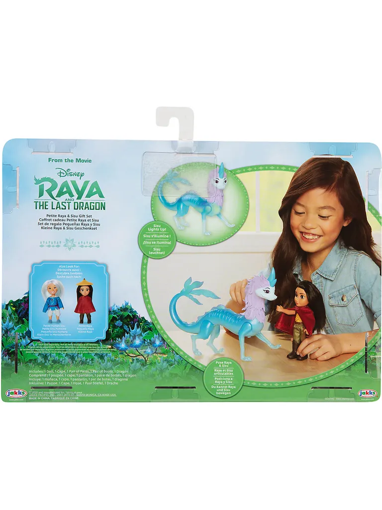Jakks Pacific Spielwaren Raya Der Letzte Drache - Kleine Raya Puppe & Sisu Drache 15 Cm Mit Funktion Stehpuppen Puppen Großpuppen – Bild 6