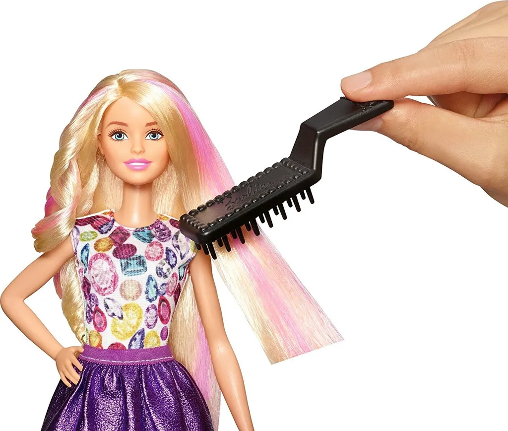 MATTEL Barbie Wellen- Und Lockenspaß Puppe. DWK49 – Bild 6