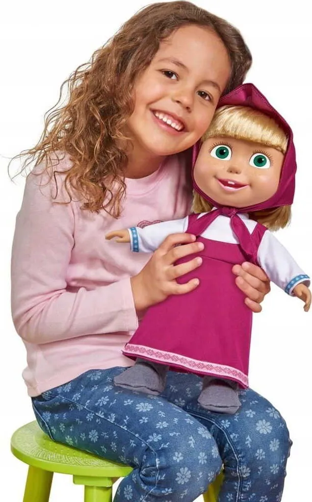 SIMBA TOYs Simba 109301067 - Masha Weichkörperpuppe, 40cm – Bild 2