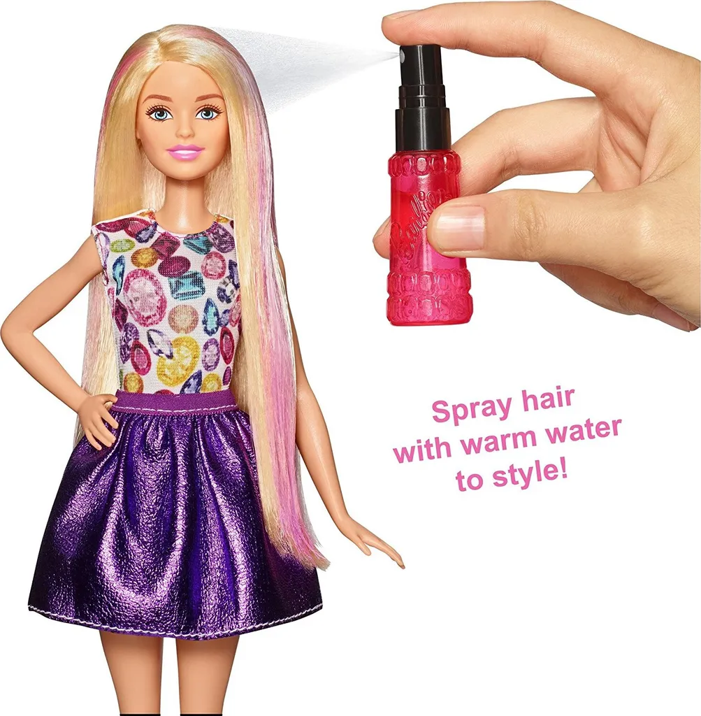 MATTEL Barbie Wellen- Und Lockenspaß Puppe. DWK49 – Bild 5