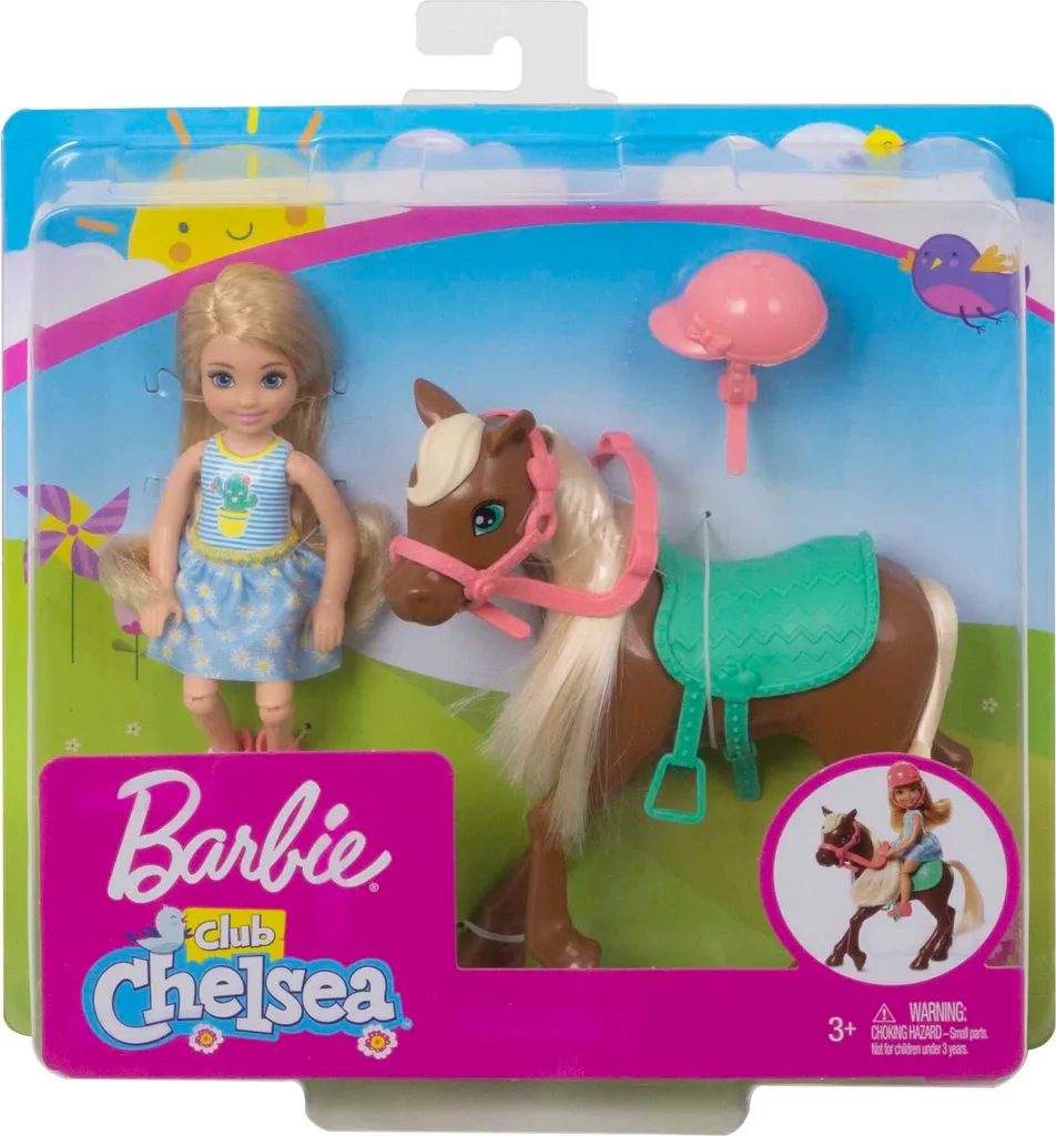 Barbie Chelsea Puppe & Pony (blond) – Bild 4