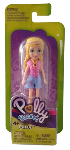 MATTEL Polly Pocket Mini-Puppe POLLY Mit Blauen Shorts Und Rosa Shirt GFP77