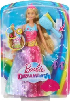 Barbie Dreamtopia Regenbogen-Königreich Magische Haarspiel-Prinzessin (blond)