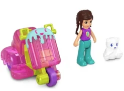 Mattel Polly Pocket Puppe Mit Auto Eis