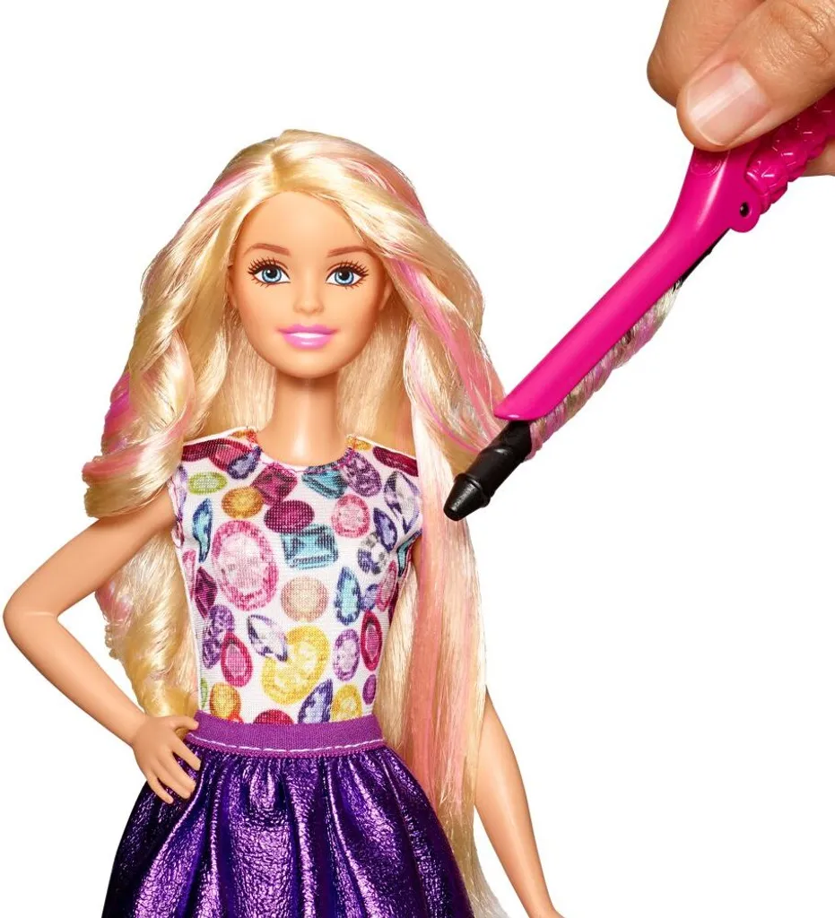 MATTEL Barbie Wellen- Und Lockenspaß Puppe. DWK49 – Bild 9