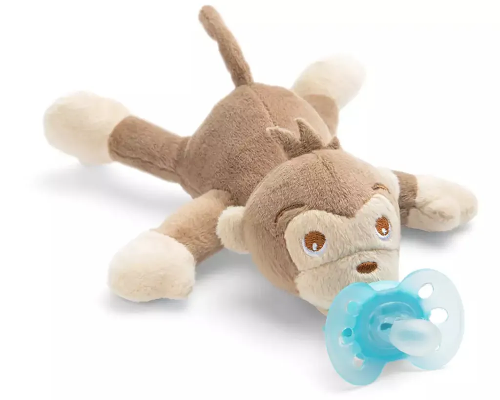 3 X Philips Avent Ultra Soft Snuggel Affe, Elefant Und Robbe Kuscheltiere Mit Schnuller Ab 0 Monaten – Bild 2