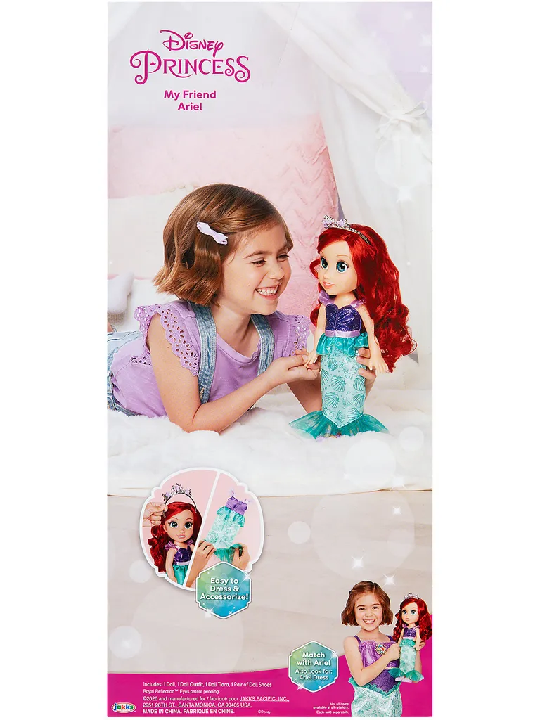 Jakks Pacific Spielwaren Disney Princess Arielle Puppe 35 Cm Stehpuppen Puppen Großpuppen – Bild 9