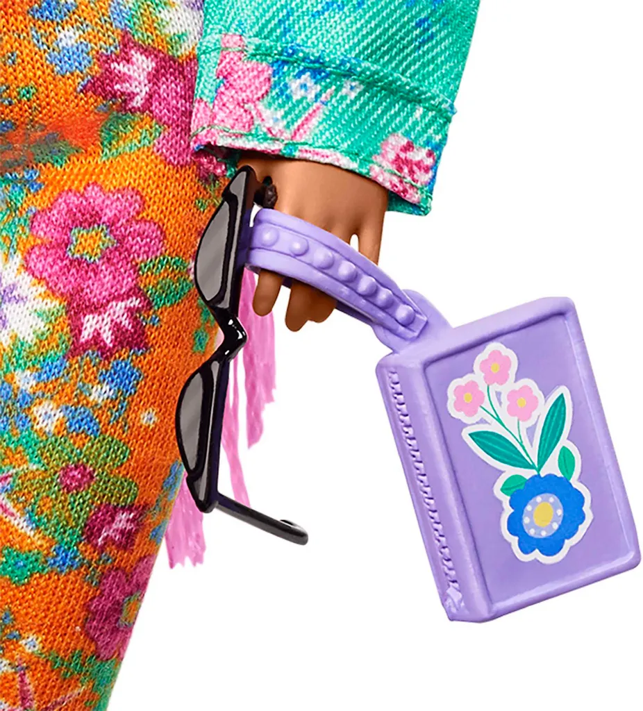 Barbie Extra Puppe Mit Pinken Flechtzöpfen, Anziehpuppe, Modepuppe – Bild 4