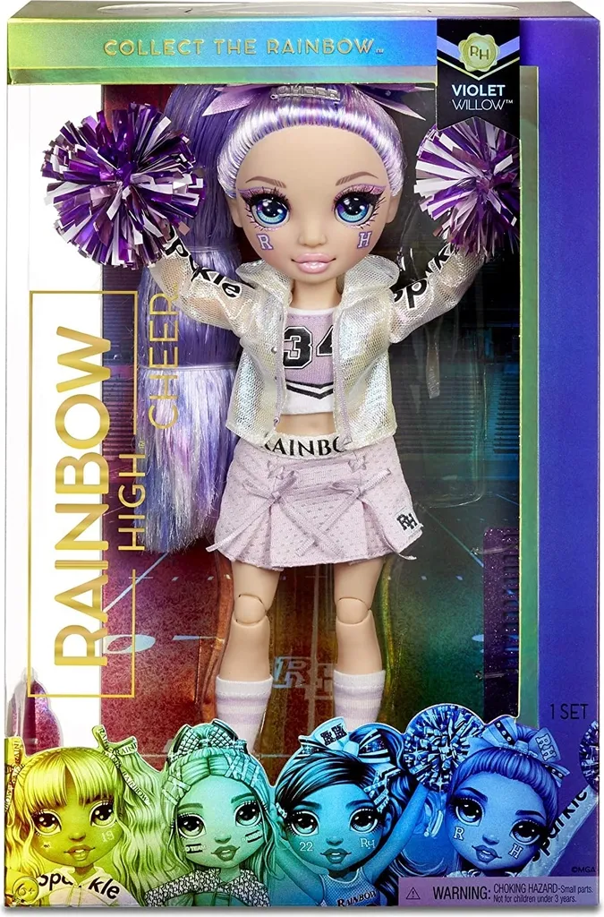 MGA Entertainment Rainbow High Cheer Doll-Violet Willow 0 0 STK