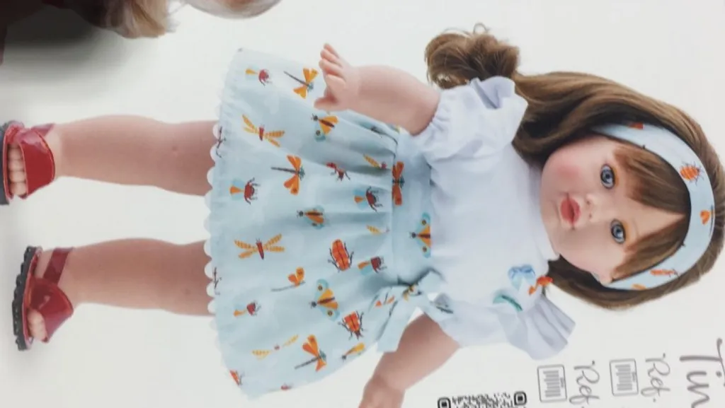 Puppe Charlotte 42 Cm Mit Langen Haaren & Schlafaugen Spielzeug – Bild 6