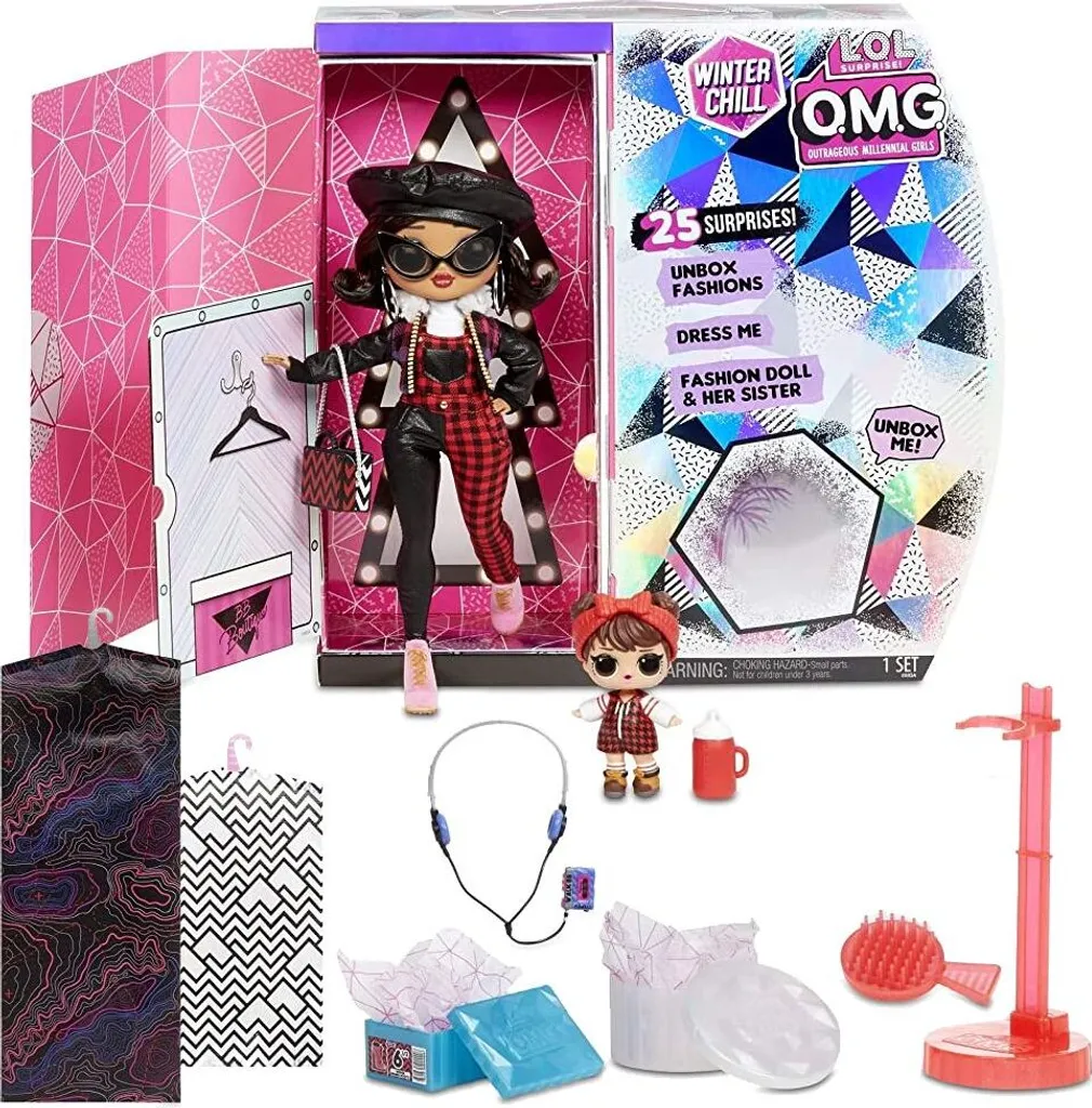 MGA Entertainment 570257E7C L.O.L. Surprise OMG Winter Wonderland Surprise - Doll 2 Camp Cutie And B – Bild 9