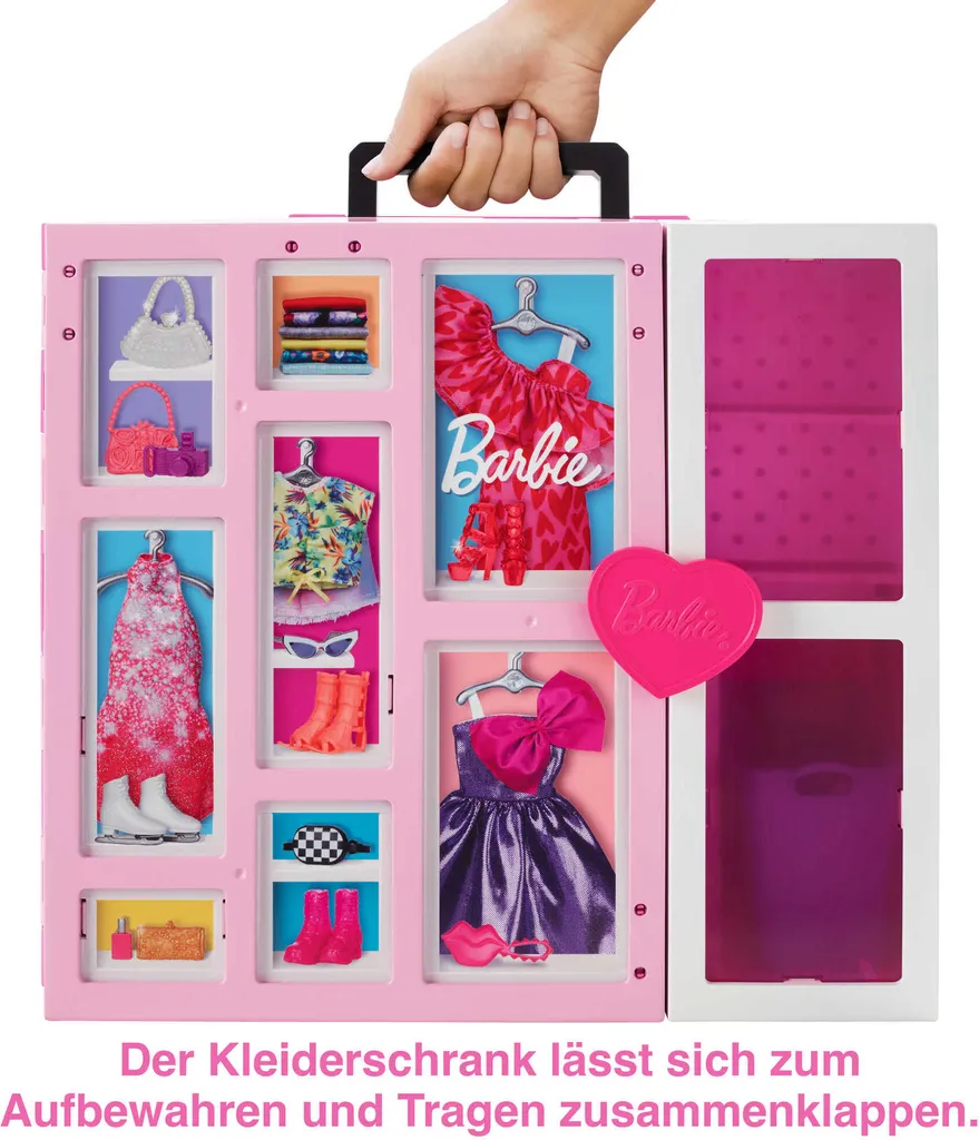 Barbie Traum-Kleiderschrank Mit Puppe (blond), Zubehör & Kleidung – Bild 5