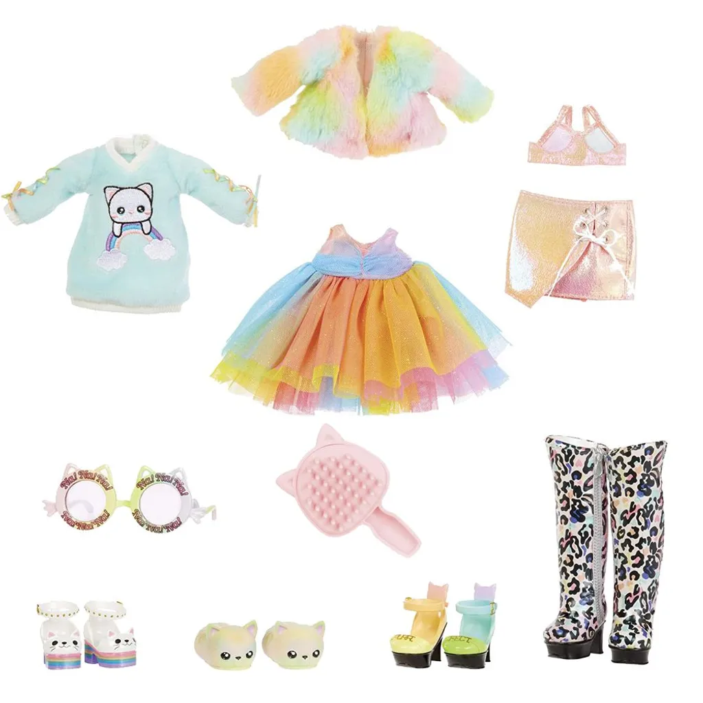 MGA Entertainment 571810E7C Na! Na! Na! Big Surprise- Rainbow Kitty – Bild 5