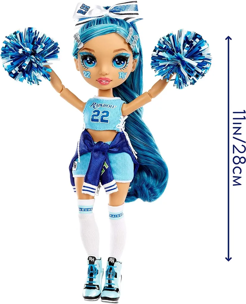 MGA Entertainment 572077EUC Rainbow High Cheer Doll - Skyler Bradshaw (Blue) – Bild 4