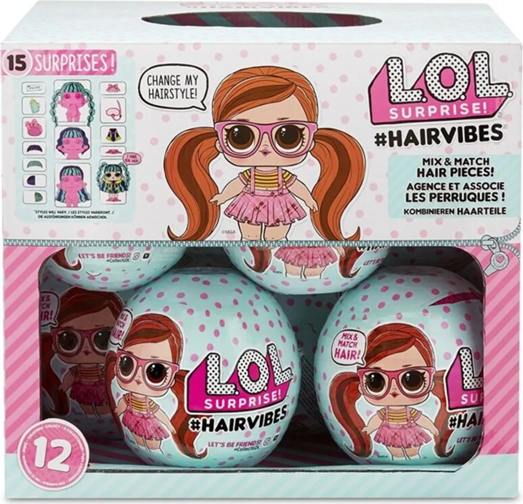 MGA Entertainment Minipuppe L.O.L. Surprise! #Hairvibes Tots Series A, Mädchen – Bild 20