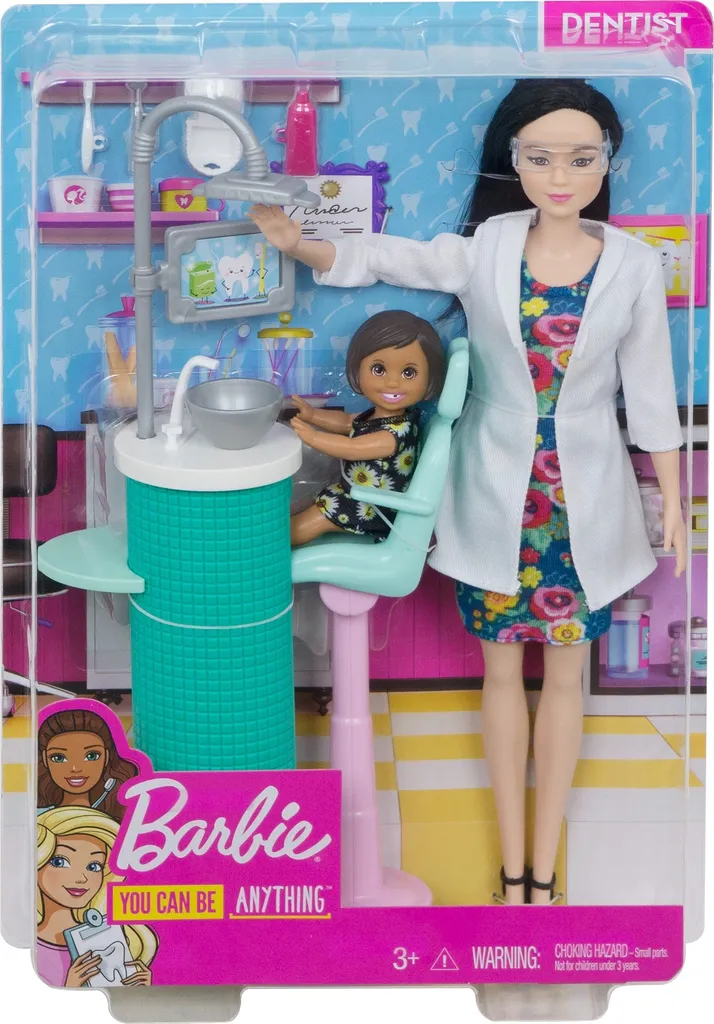 Barbie Zahnärztin-Puppe (brünett) Und Spielset – Bild 2