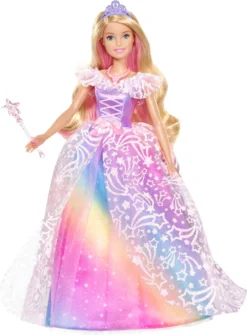 Barbie Dreamtopia Prinzessin Puppe (blond) Im Ballkleid, Anziehpuppe, Modepuppe