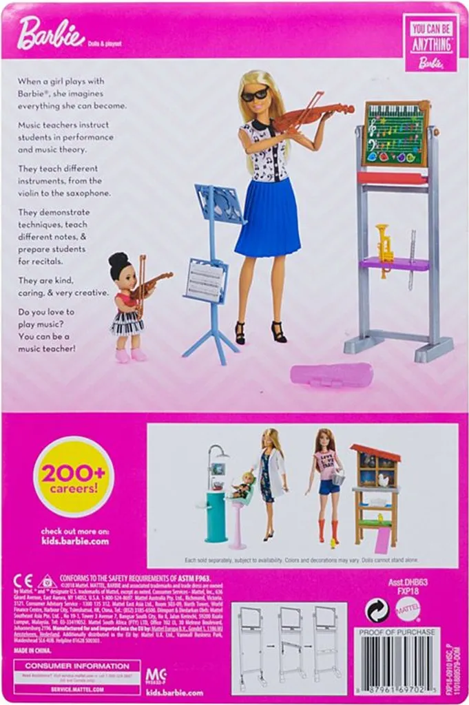 Barbie Musiklehrerin-Puppe (blond) Und Spielset – Bild 17