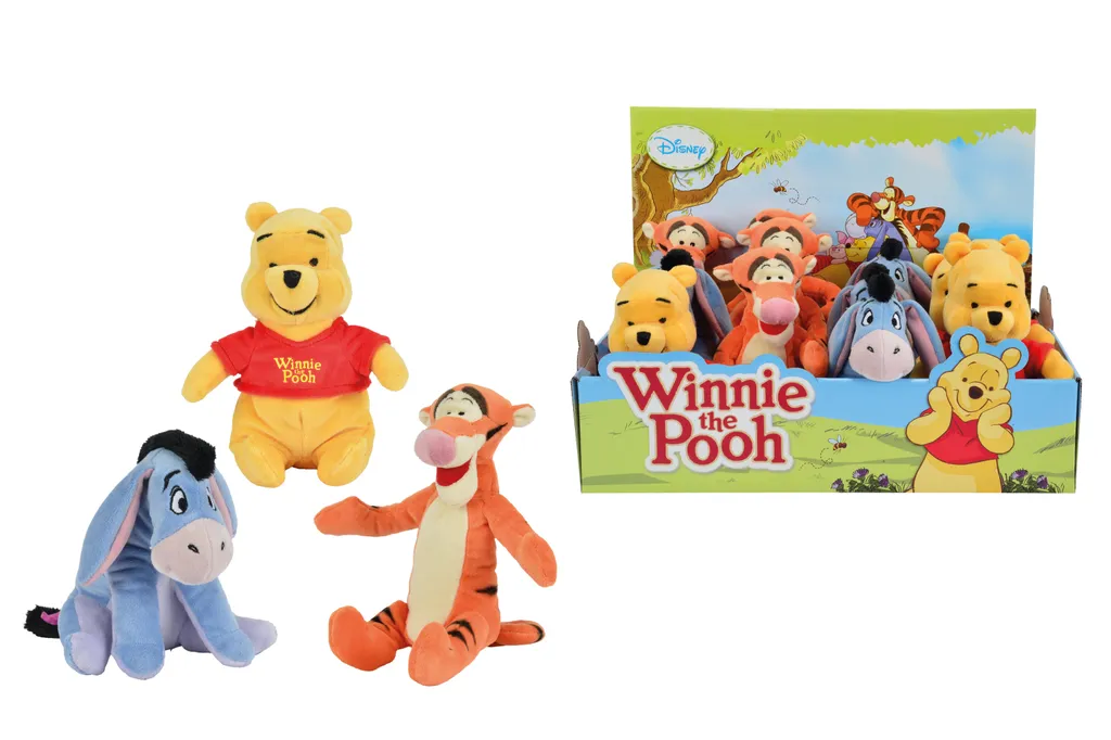 SIMBA TOYs Simba Disney WTP Winnie Puuh - Kuscheltier 20 Cm Winnie, I-Aah, Tigger Winnie - Bär – Bild 4