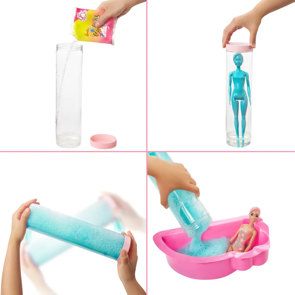 Barbie Color Reveal Schaumspaß-Wassermelone Puppe – Bild 7