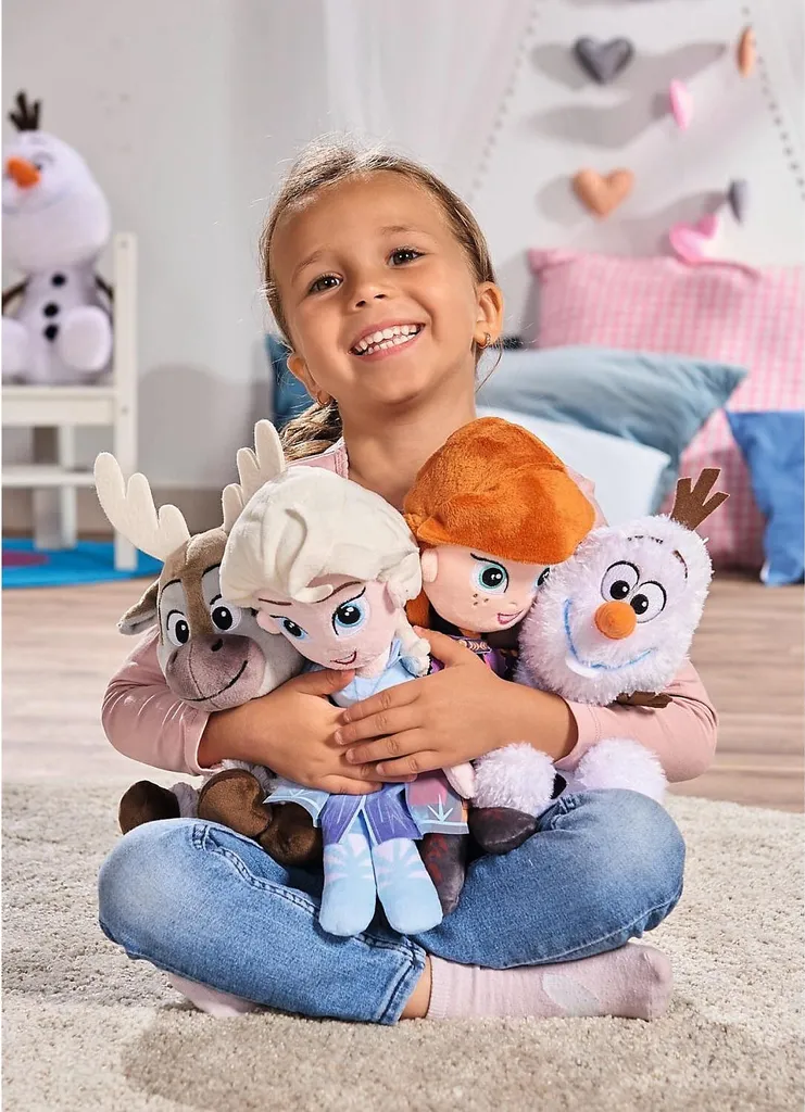 SIMBA TOYs Simba Spielwaren Disney Frozen 2 Friends Elsa 25 Cm Kuscheltiere Teddies & Plüschfiguren Spielzeugknaller – Bild 3