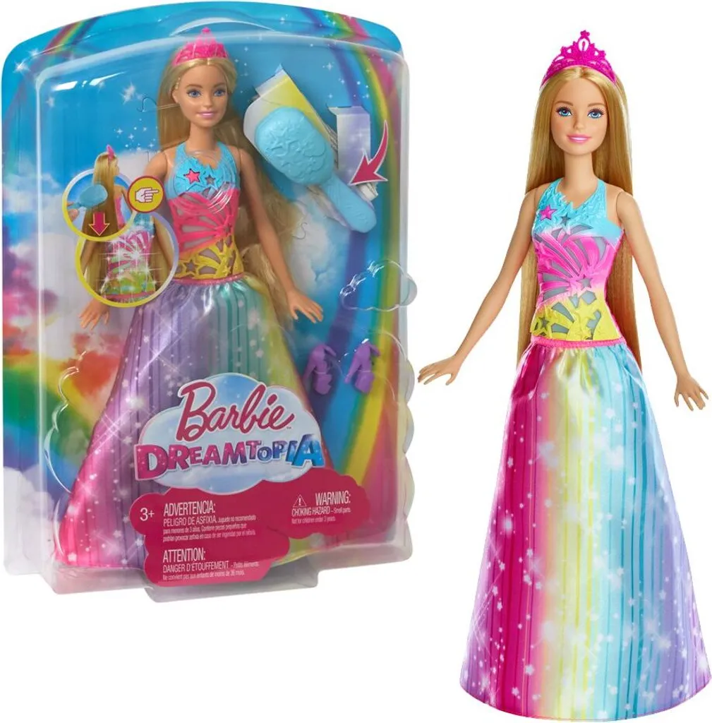 Barbie Dreamtopia Regenbogen-Königreich Magische Haarspiel-Prinzessin (blond) – Bild 13